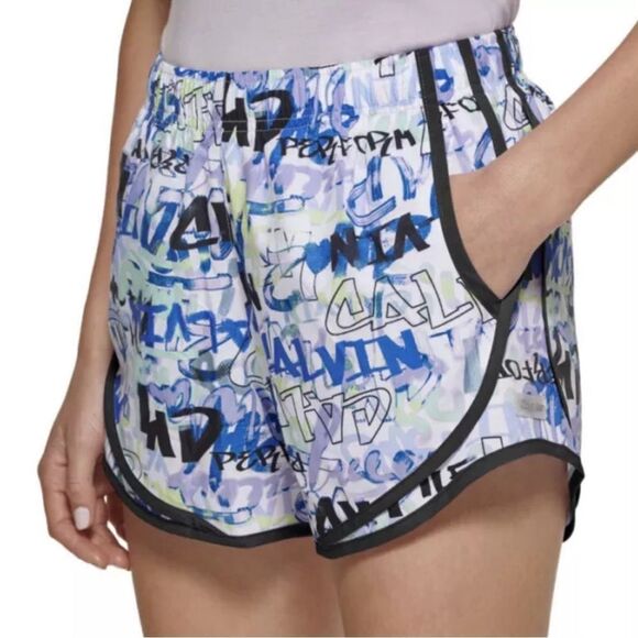 NWT 2 Calvin Klein Women's Comfortable Fashion Print Running Shorts Size XS - Picture 8 of 9
